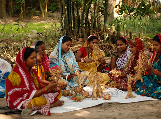 Radhya Micro Finance team in the field